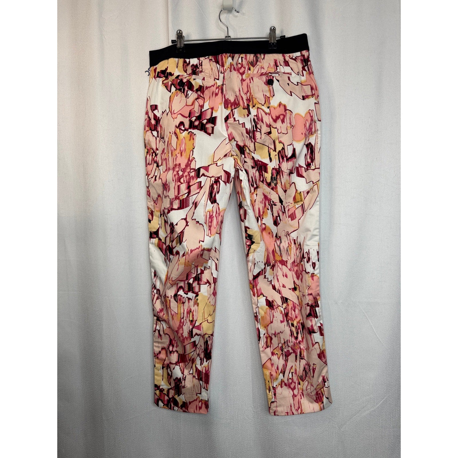 361. Donna Karan New York NWT Abstract Floral Ankle Pants Size 10