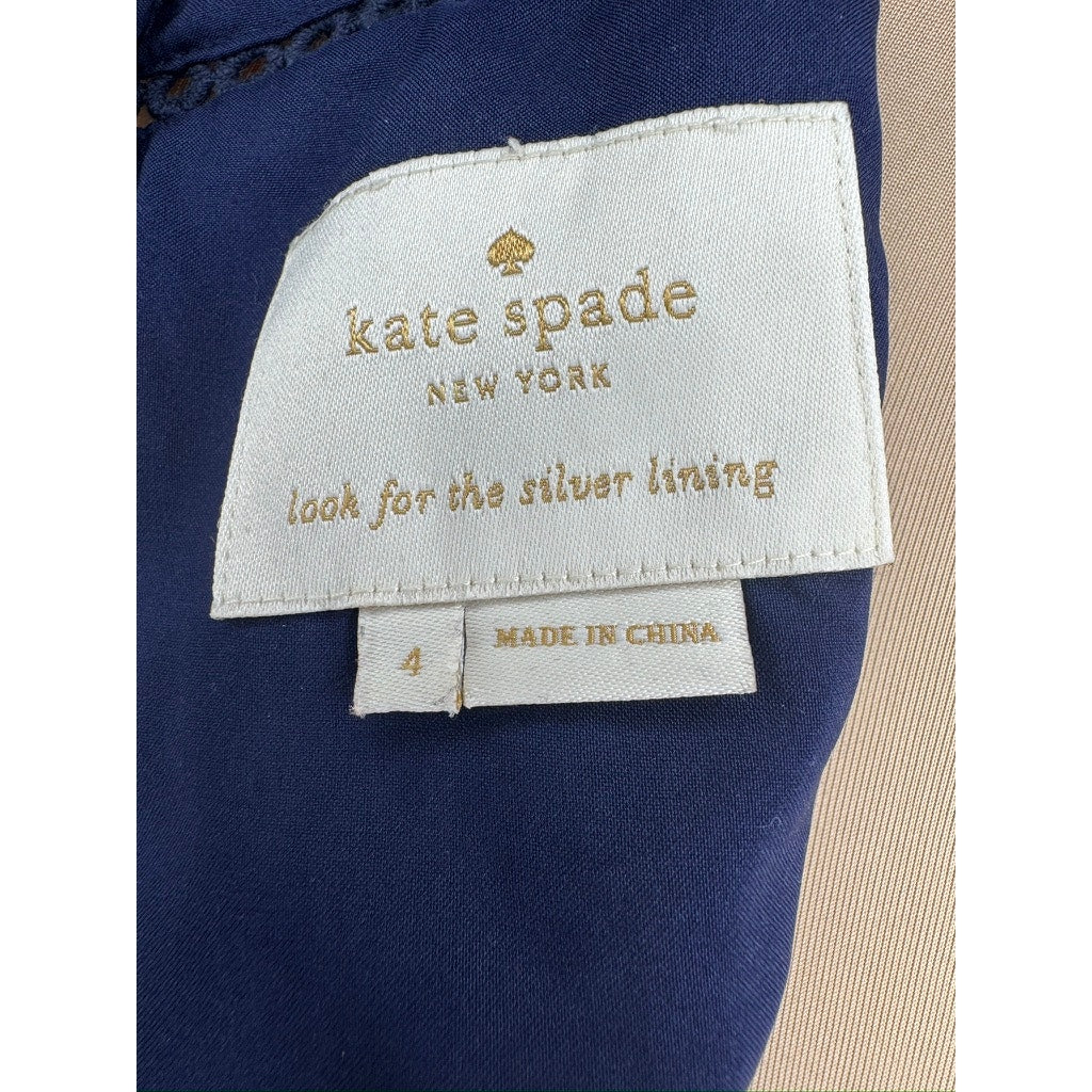 392. Kate Spade New York Floral Sleeveless Sheath Dress Size 4