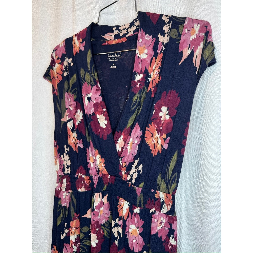 377. Isabel Maternity by Ingrid & Isabel Floral Maxi Dress Size Medium