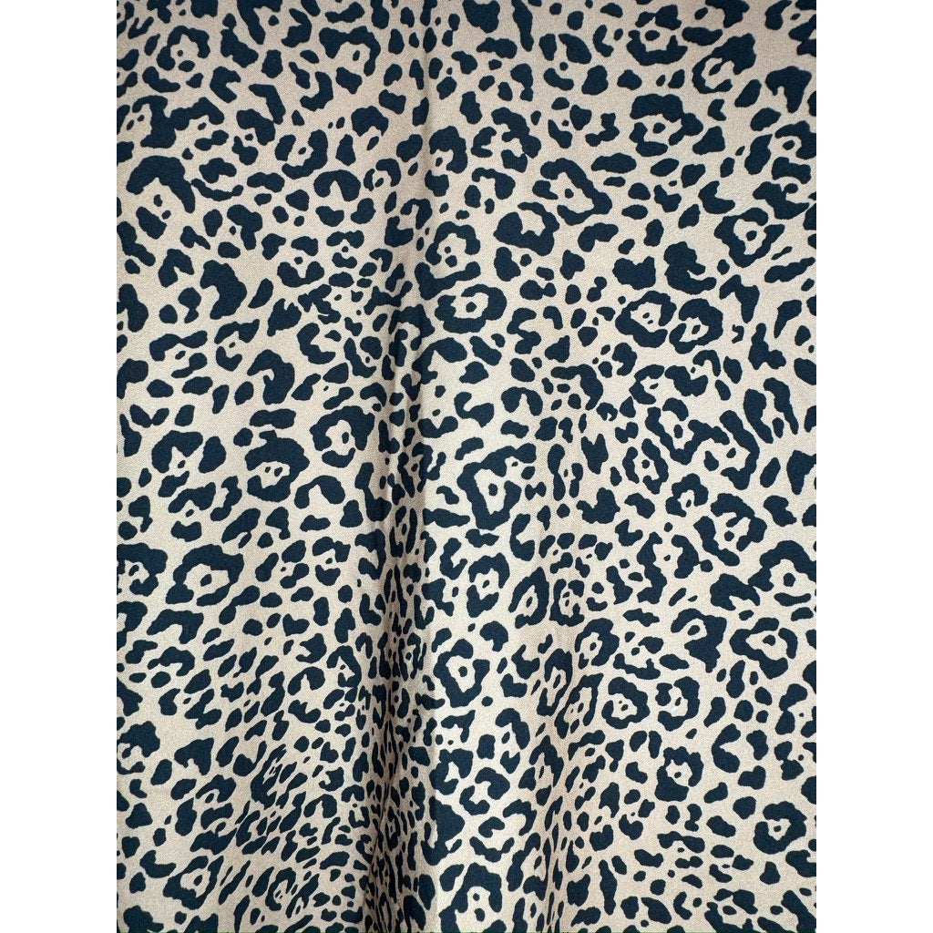 455. Levaca Leopard Print Cami Romper Dress Size M