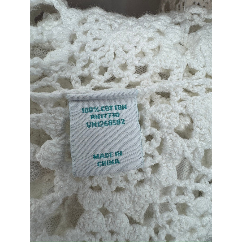 382. Calypso St. Barth for Target Hand Crocheted Sleeveless Dress Size S