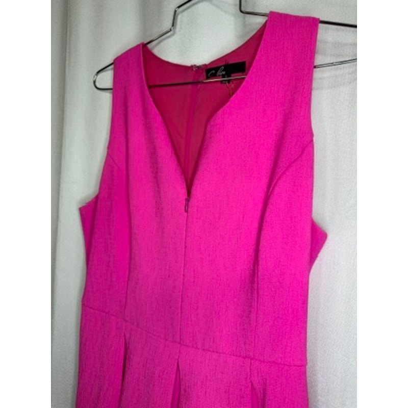 452. C. Luce Sleeveless Fit & Flare Pink Dress Size S