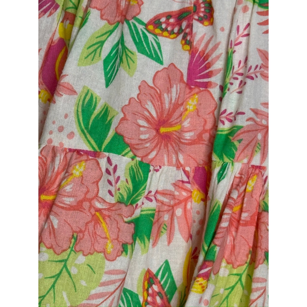554. Tommy Bahama Tropical Floral Sundress Toddler 24M