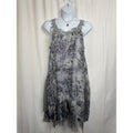 362. Pretty Angel Lace Trim Floral Sleeveless Dress Size XL