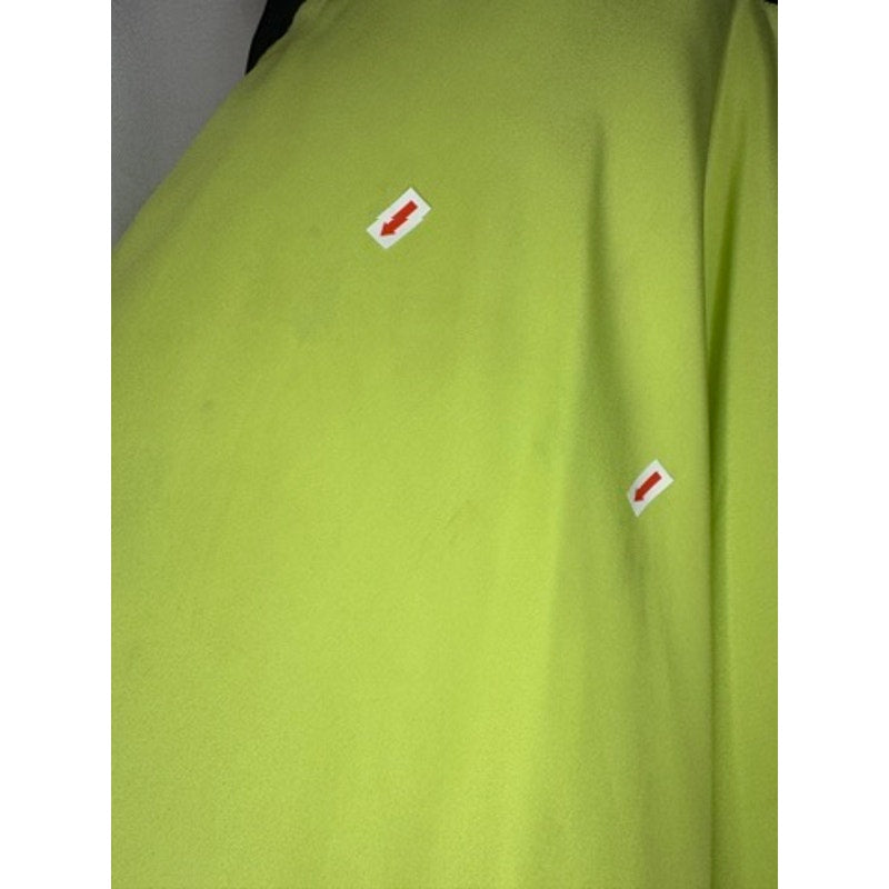 397. Guess by Marciano Black & Neon Green Cutout Fit & Flare Dress Size 2
