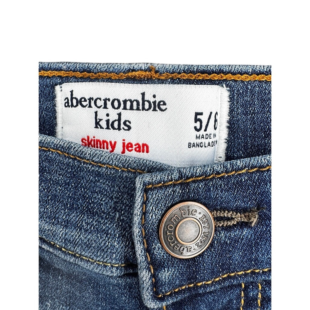 481. Abercrombie Kids Skinny Jeans Medium Wash Size 5/6