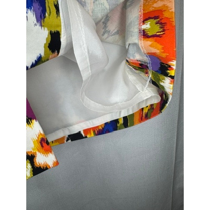 409. Tahari Arthur S. Levine Floral Sheath Dress Size 10 Multicolor Sleeveless