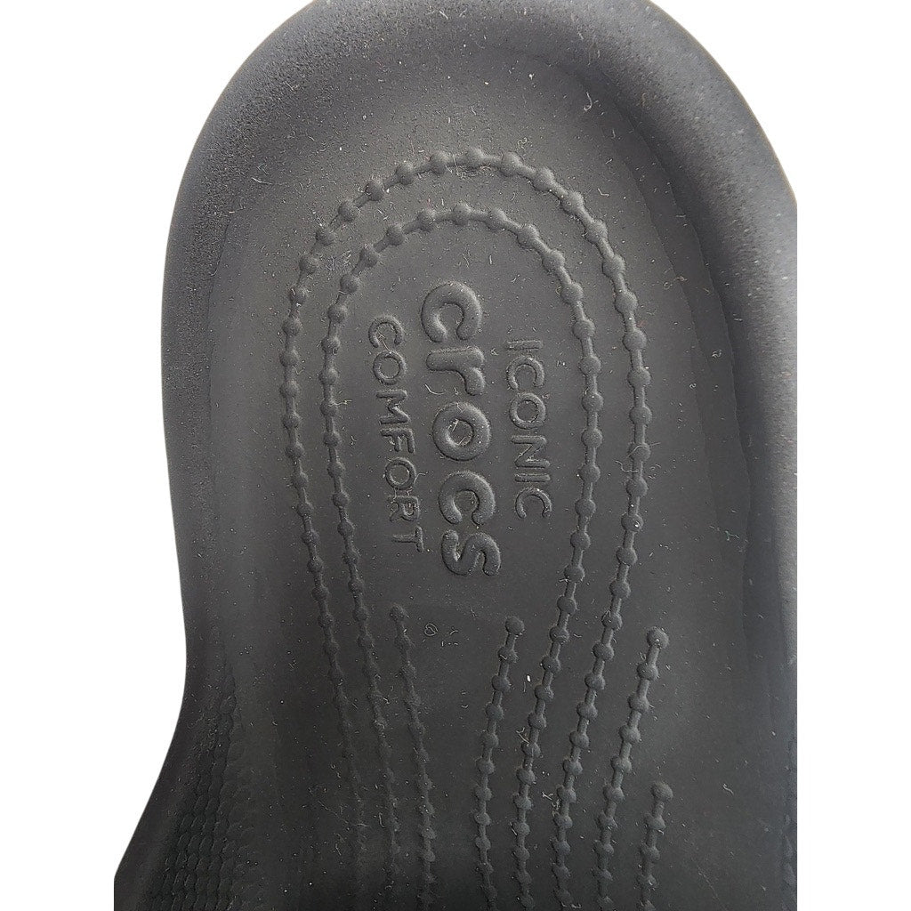 503. Crocs Classic Clog Black Comfort Slip On Shoes Size 8
