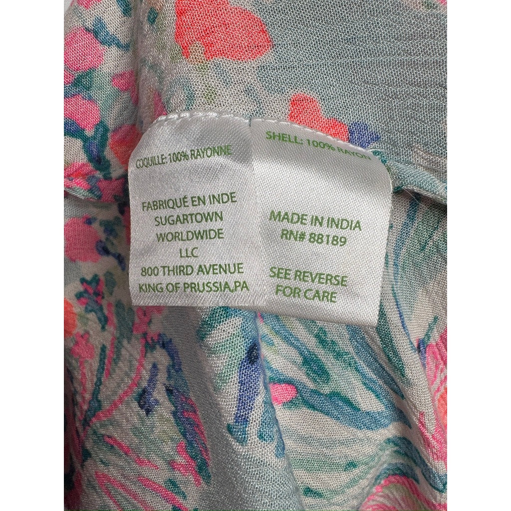 552. Lilly Pulitzer Asymmetrical Handkerchief Hem Dress XXS