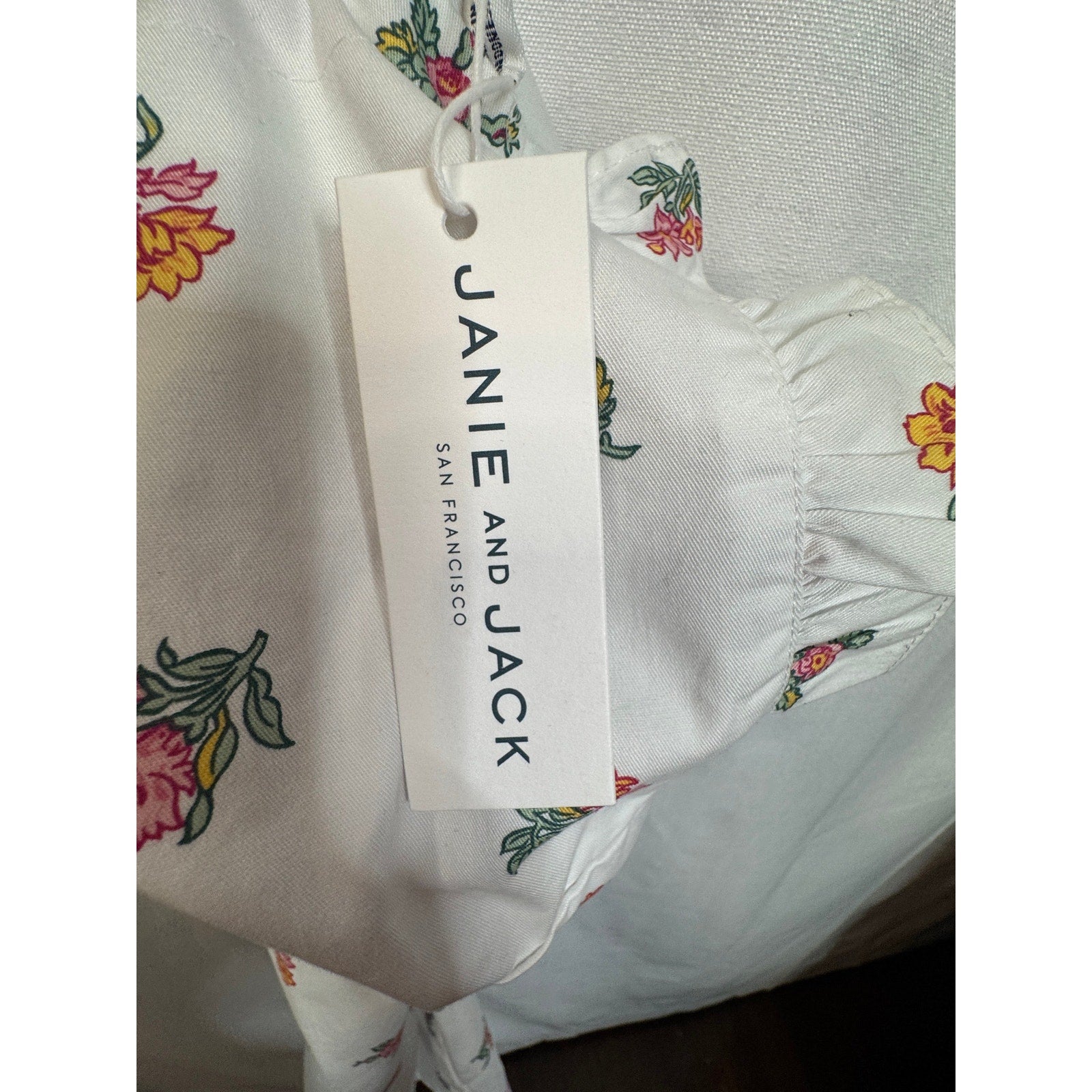 341. Janie and Jack NWT Floral Wide Leg Jumpsuit Girls Size 4