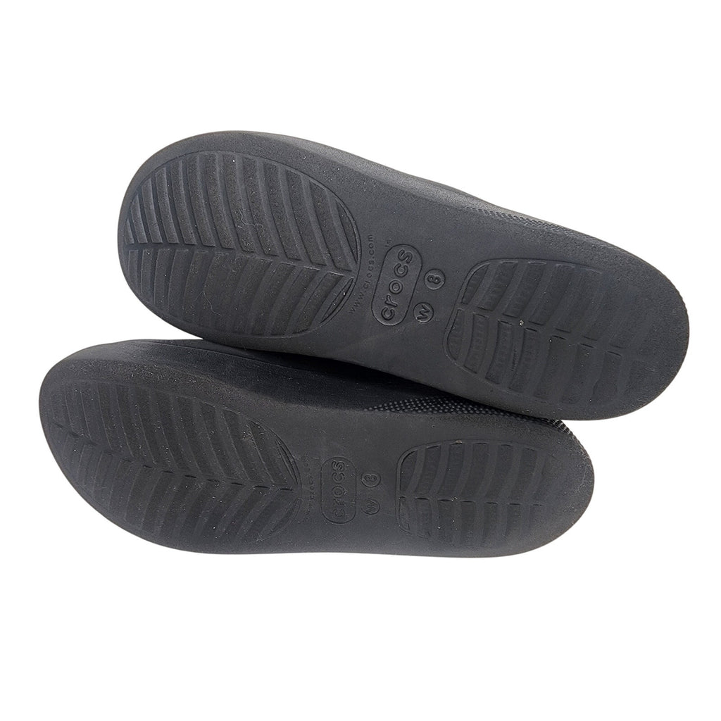 503. Crocs Classic Clog Black Comfort Slip On Shoes Size 8