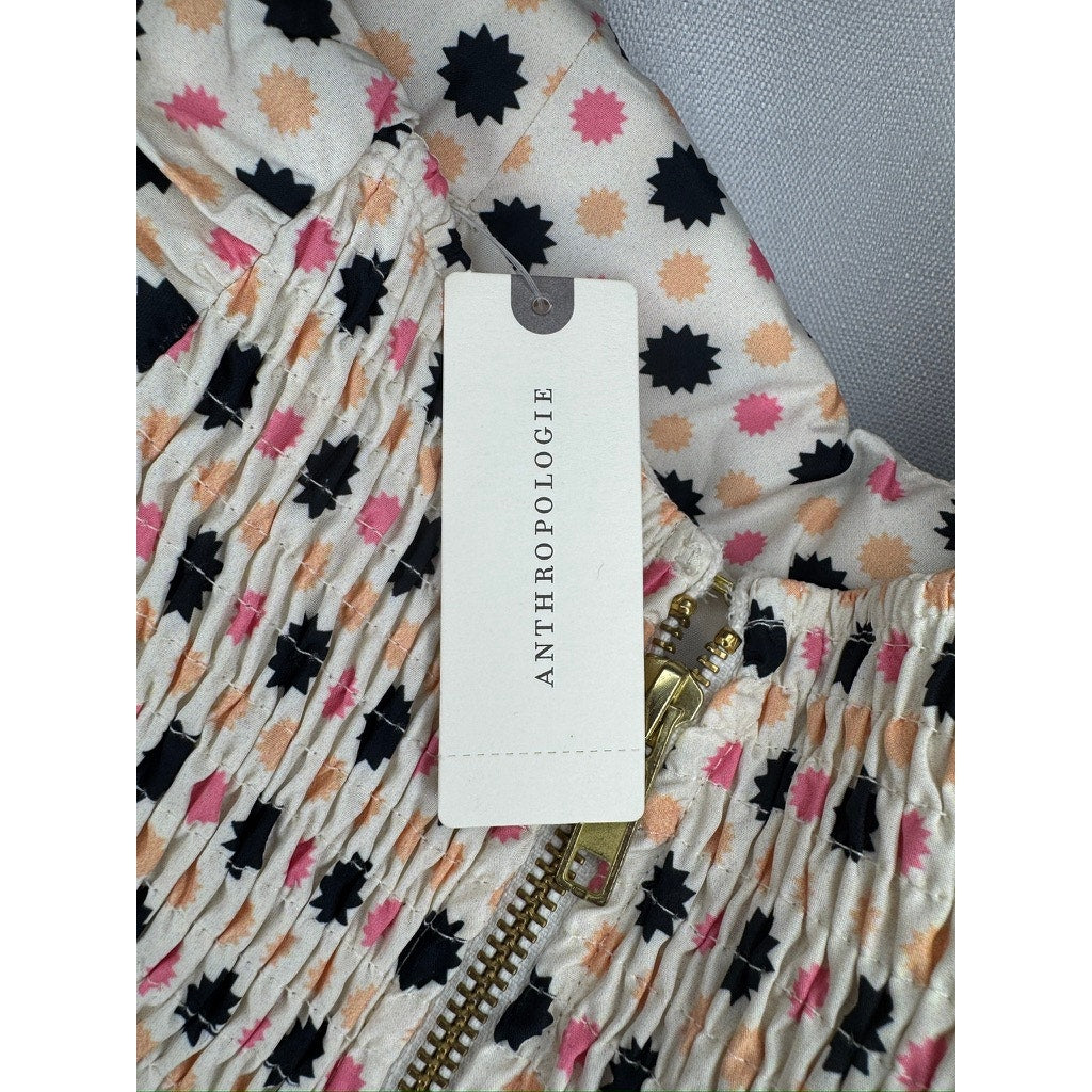370. Maeve by Anthropologie One Shoulder Bow Crop Top Size 10 NWT