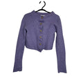 464. & Other Stories Cropped Cardigan Sweater Size S Purple