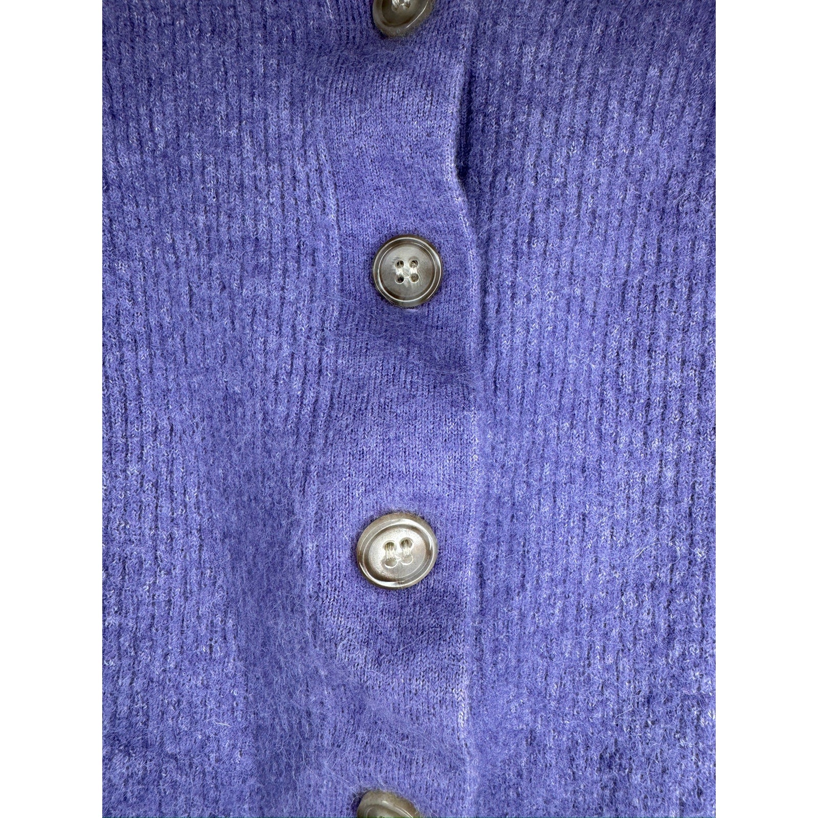 464. & Other Stories Cropped Cardigan Sweater Size S Purple