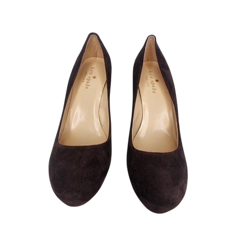 506 Kate Spade New York Brown Suede Pumps Size 6B Made in Italy