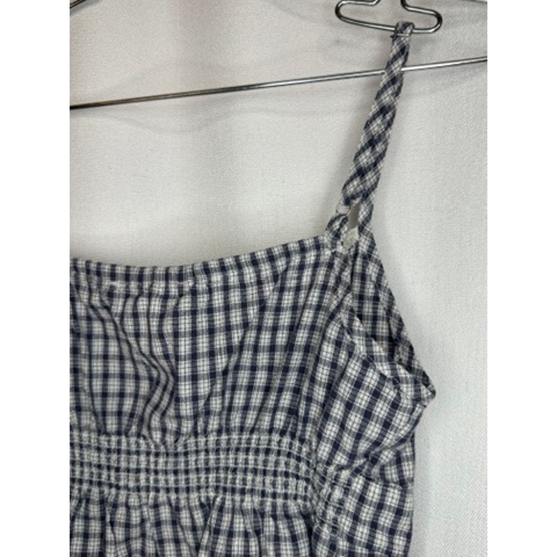 471. Brandy Melville Gingham Button Front Cami Tank Top