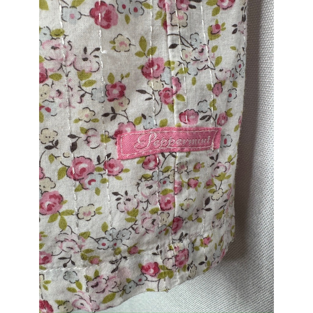 578. Peppermint Girls Floral Flutter Sleeve Dress Size 18