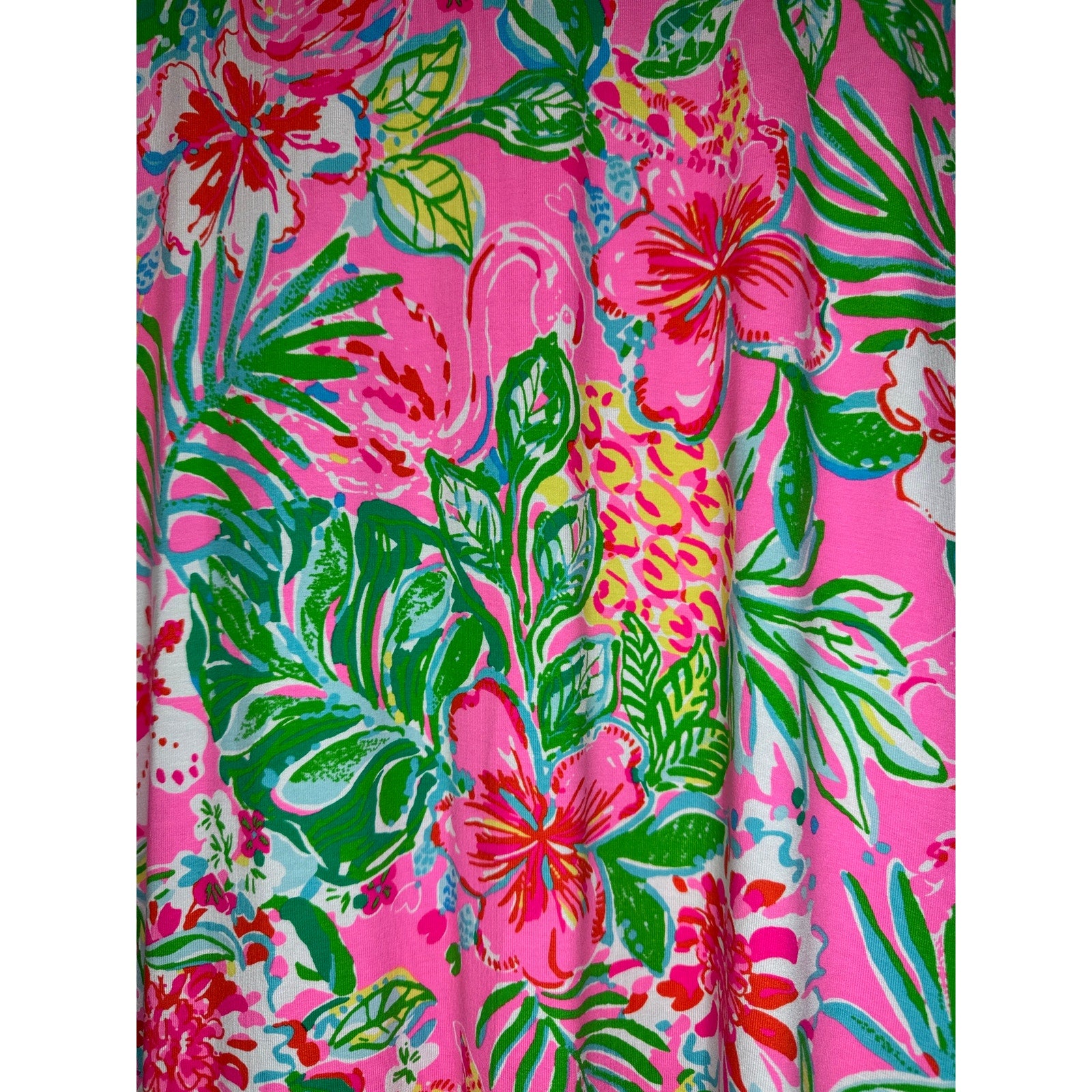 360. Lilly Pulitzer Pink Tropical Print Maxi Skirt Size Small