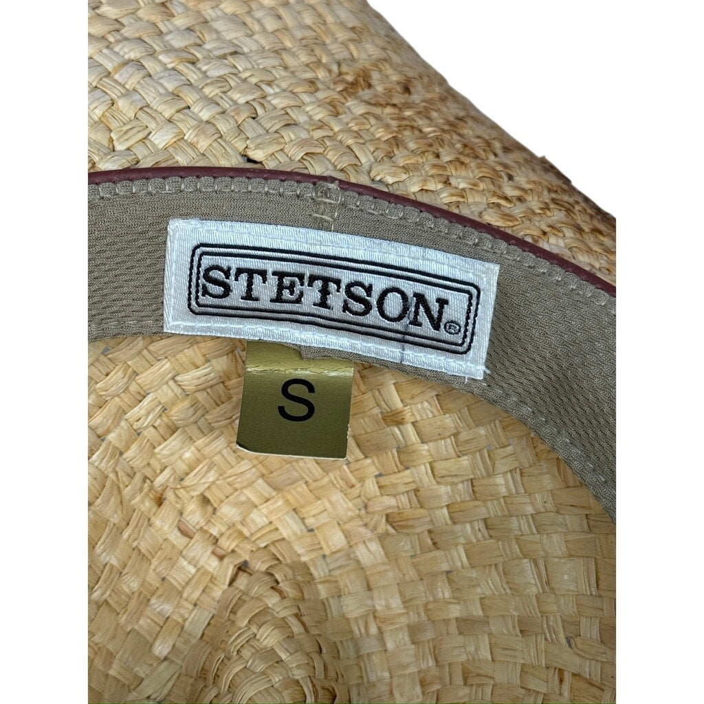 487. Stetson Straw Western Cowboy Hat Size S