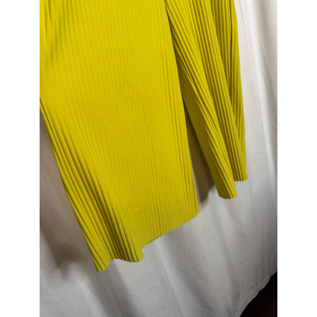349. Lime Green Ribbed 3 Piece Set Top XL Vest L Pants L