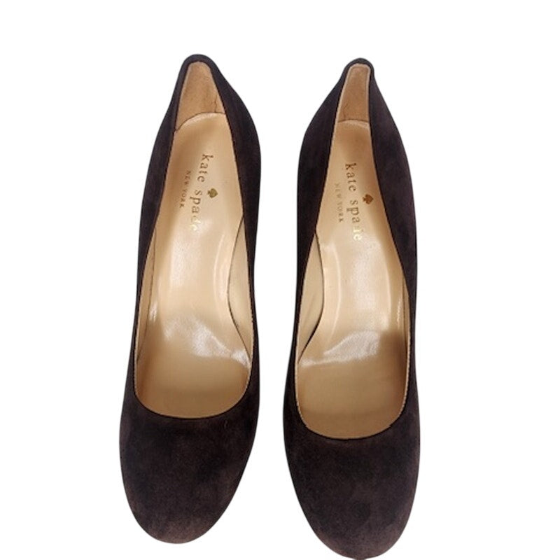 506 Kate Spade New York Brown Suede Pumps Size 6B Made in Italy