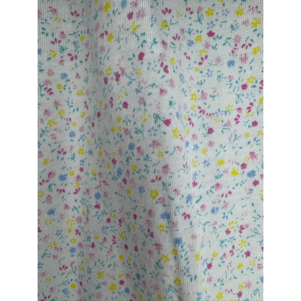 407. Aria Floral Ditsy Print Short Sleeve Nightgown House Dress Size Small