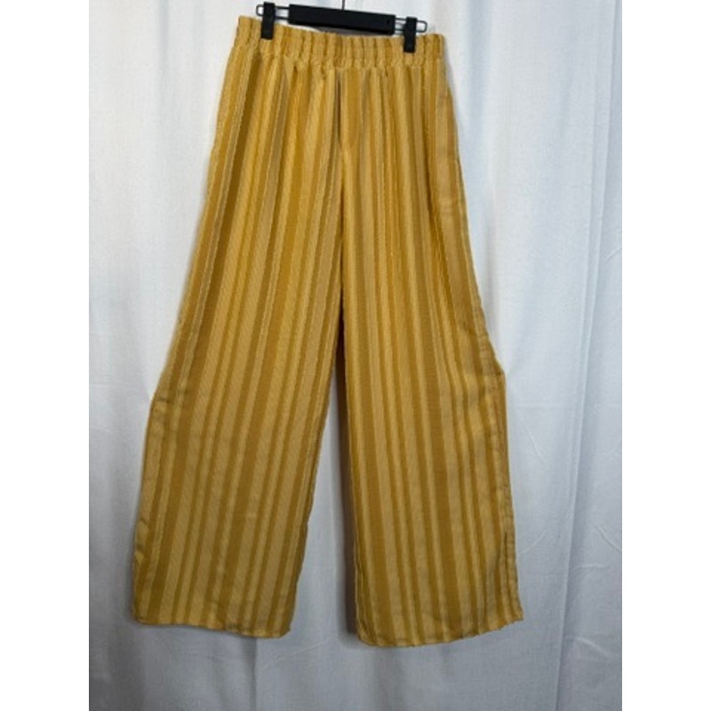 383. Forever 21 Textured Stripe Wide Leg Pants Size M NWT