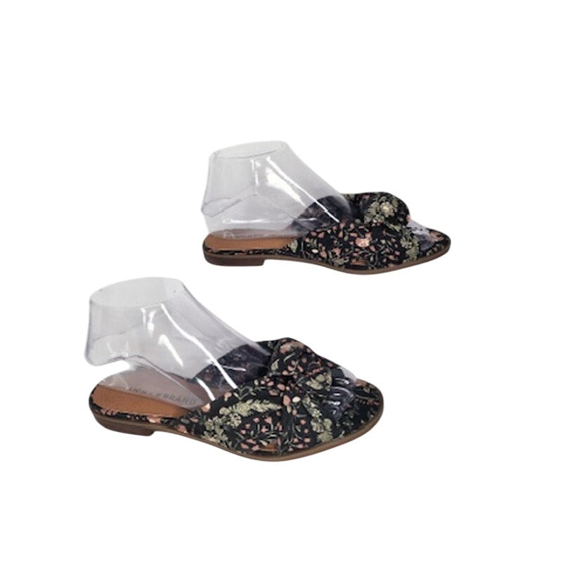 509. Lucky Brand Floral Slide Sandals Size 6M/36.5