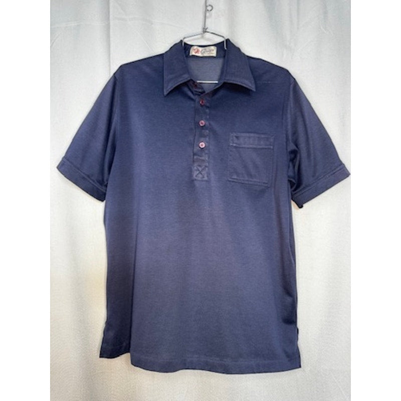 420. Cougar Golf of California Blue Short Sleeve Polo Shirt