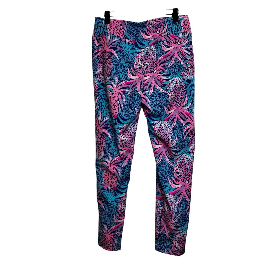 483. Lilly Pulitzer Luxletic Tropical Print Leggings Size 8