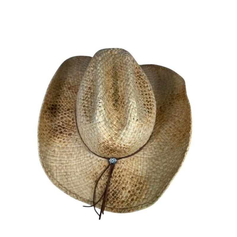 487. Stetson Straw Western Cowboy Hat Size S