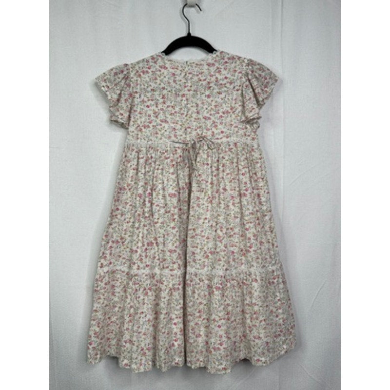 578. Peppermint Girls Floral Flutter Sleeve Dress Size 18