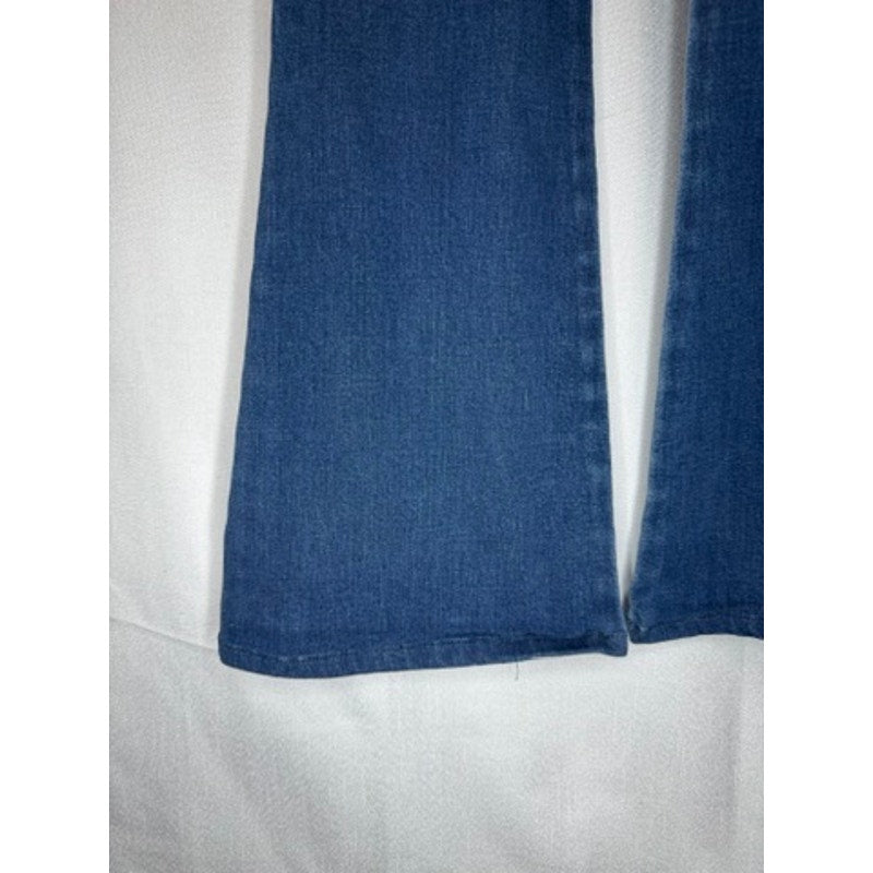 369. Second Skin Overalls Denim Zip Front Short Sleeve Jumpsuit XS