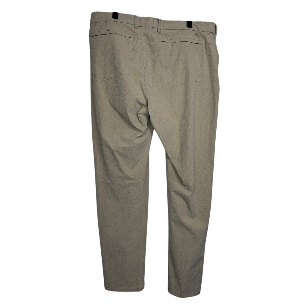 485. Tommy Bahama Khaki Performance Pants Men's 36x30 Beige
