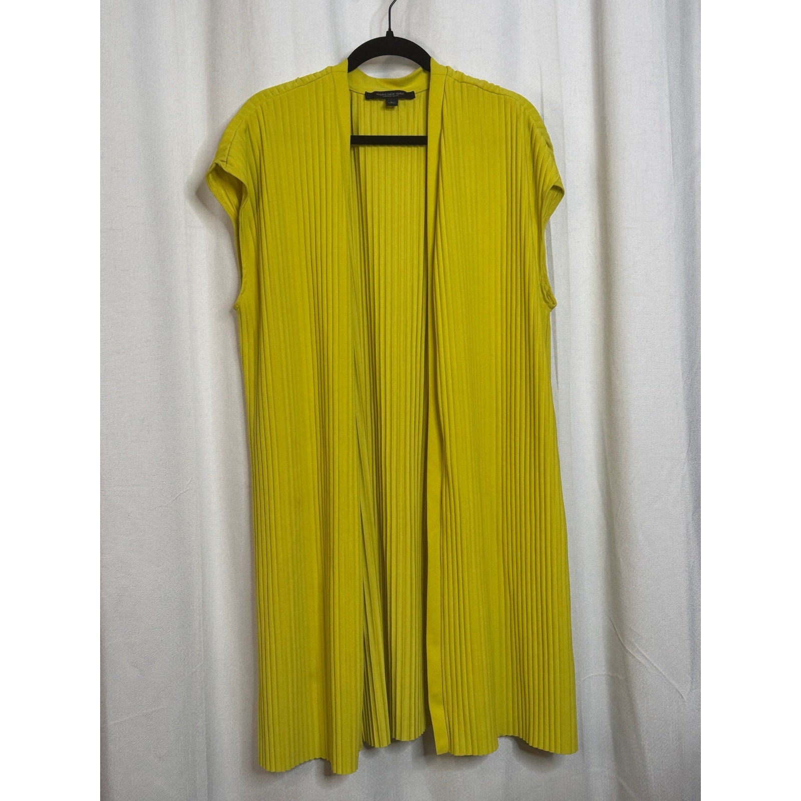 349. Lime Green Ribbed 3 Piece Set Top XL Vest L Pants L