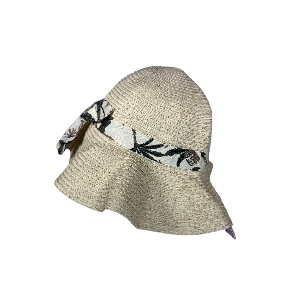 491. Tommy Bahama Kids Packable Floppy Sun Hat Tropical Bow OS
