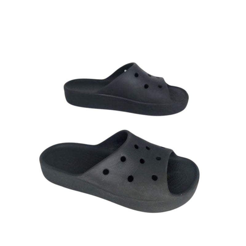 503. Crocs Classic Clog Black Comfort Slip On Shoes Size 8