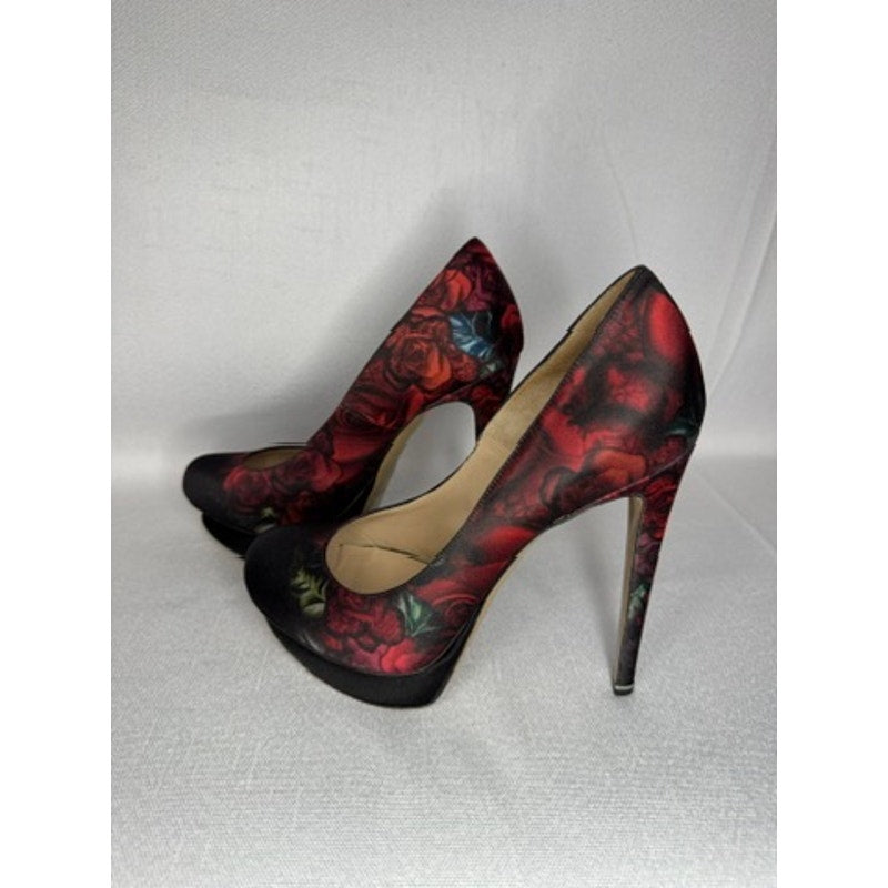 441. Nicholas Kirkwood Floral Platform Pumps Size 6.5/36.5 Made in Italy