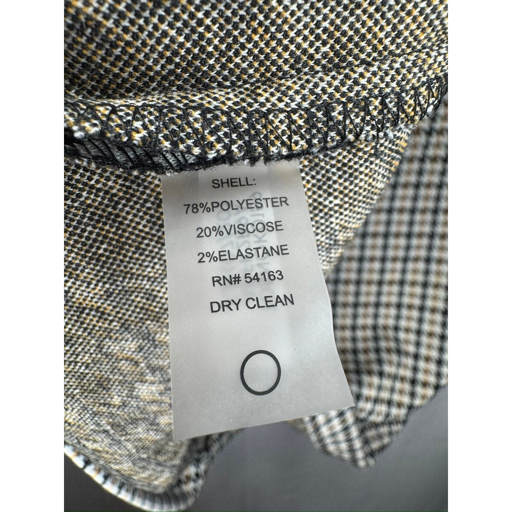 408. Tommy Hilfiger Houndstooth Tweed Shift Dress Size 16