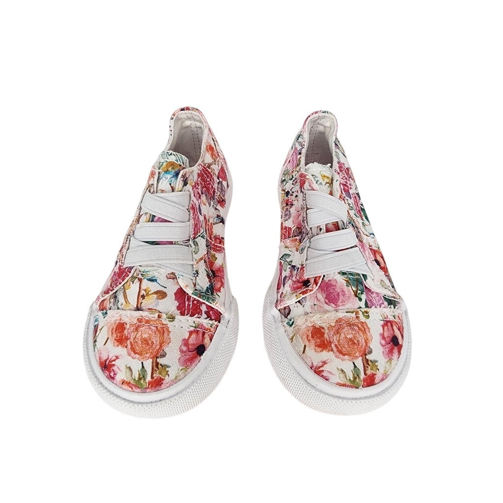 505. Blowfish Malibu Floral Canvas Slip On Sneakers Girls/Toddler Size 7