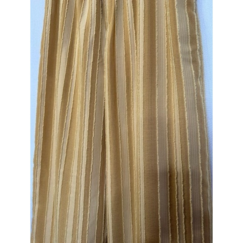 383. Forever 21 Textured Stripe Wide Leg Pants Size M NWT