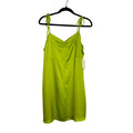 556. BP.  Nordstrom Lime Green Cowl Neck Mini Slip Dress Size XL NWT