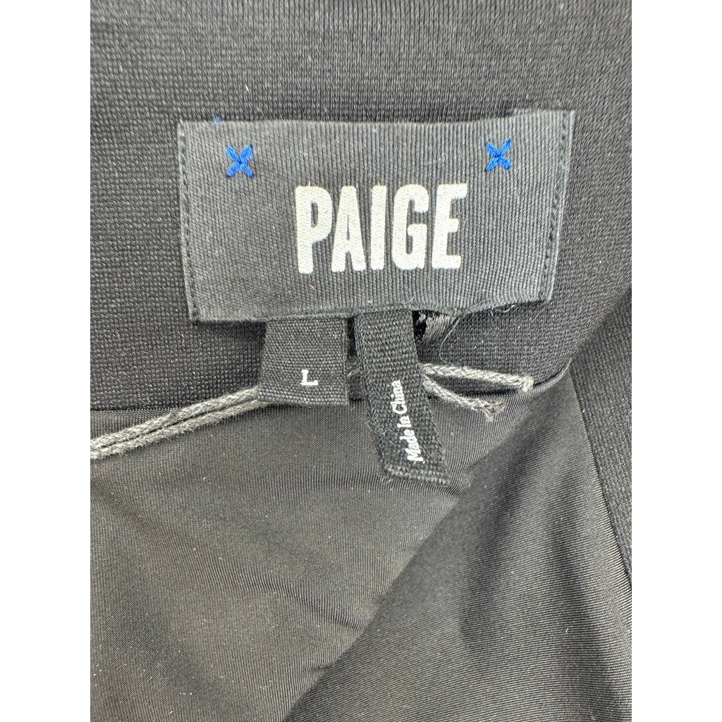 425. Paige Black Sequin Mini Skirt Size L NWT