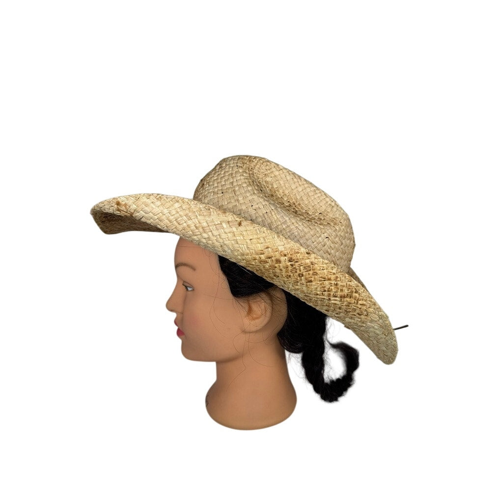 487. Stetson Straw Western Cowboy Hat Size S