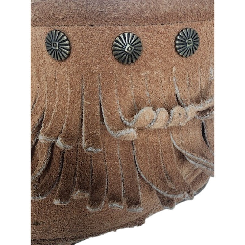 497. Minnetonka Suede Fringe Ankle Boots Women's Size 5 Brown
