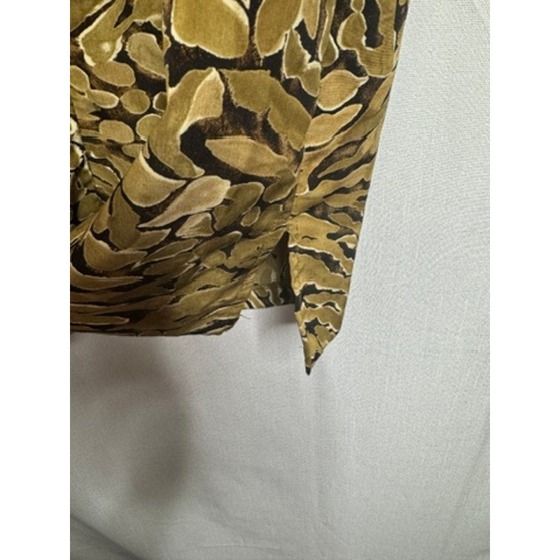 555. Kathy Ireland Animal Print Sleeveless Sheath Dress Size 10