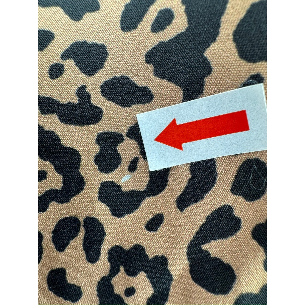455. Levaca Leopard Print Cami Romper Dress Size M