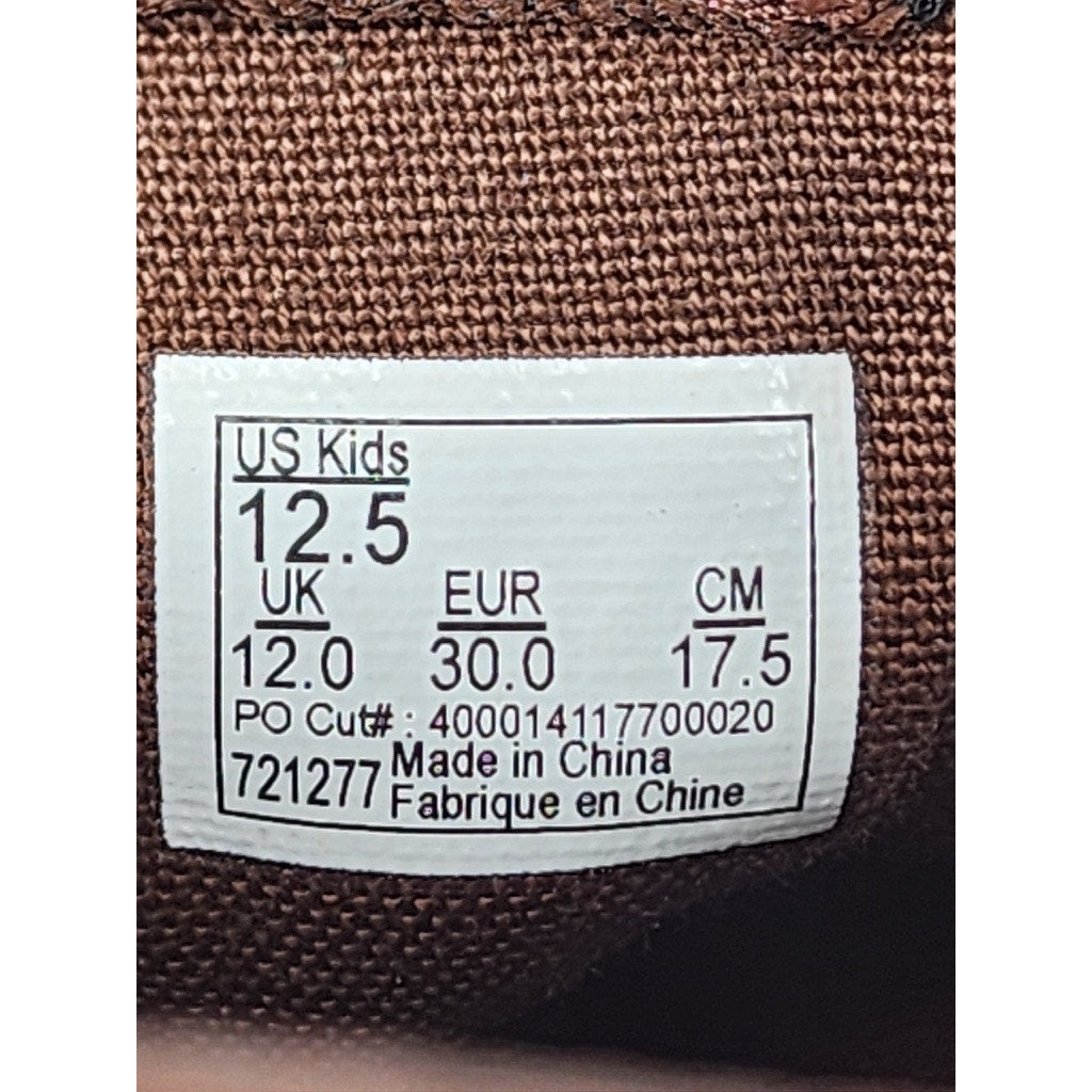 500. Vans Brown Suede Fringe High Top Sneakers Kids Size 12.5