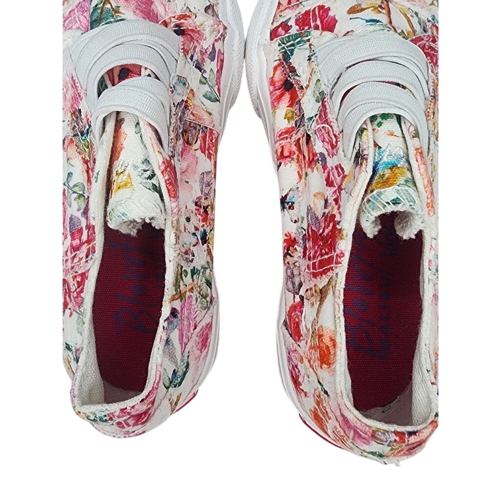 505. Blowfish Malibu Floral Canvas Slip On Sneakers Girls/Toddler Size 7