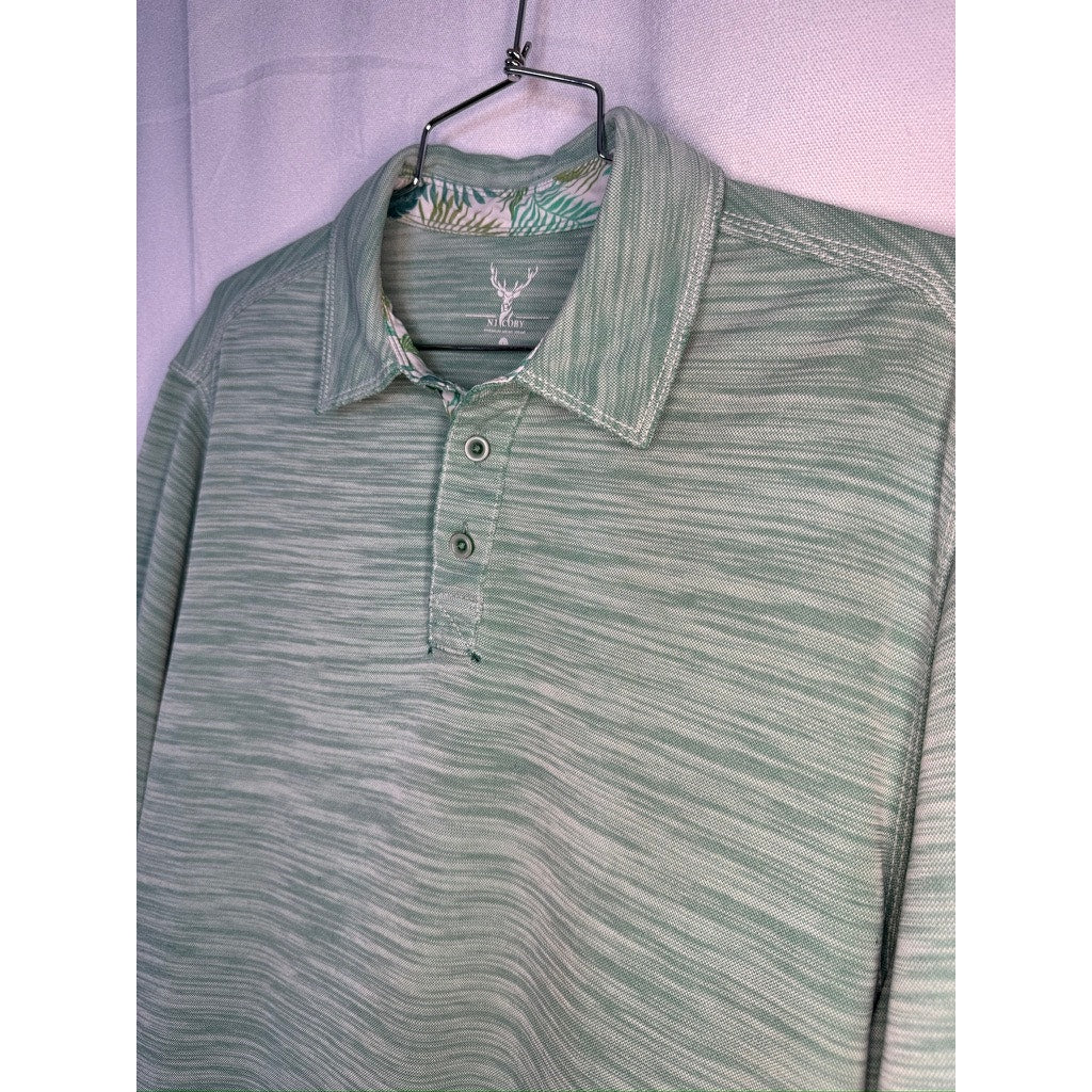 419. Nikoby Space Dye Polo Shirt Bundle 2-Pack Men's Size L